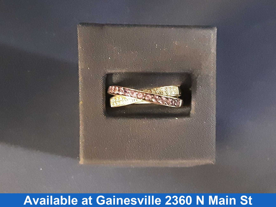 Women's Ring - Anniversary - White Gold 14k (.585) 4 grams Size 10