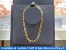 Cuban Link Chain - Yellow Gold 14k (.585) 24.2 grams 20 inch