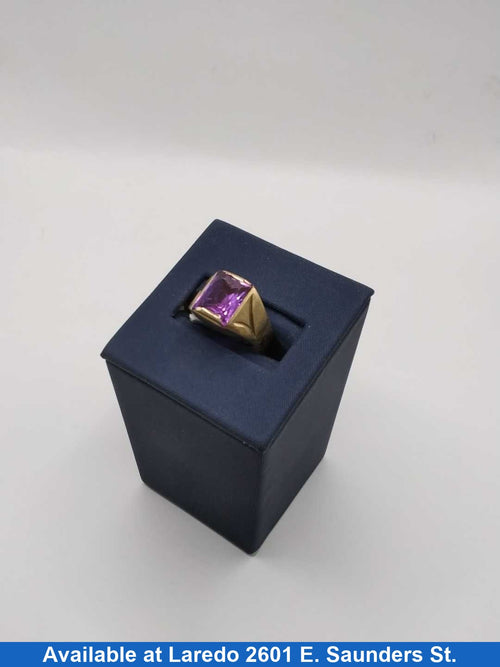 Women's Ring - Yellow Gold 10k (.417) 3 grams Size 7