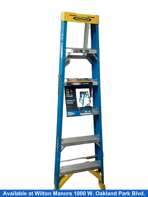 Werner Fs106cz Blue Step Stool