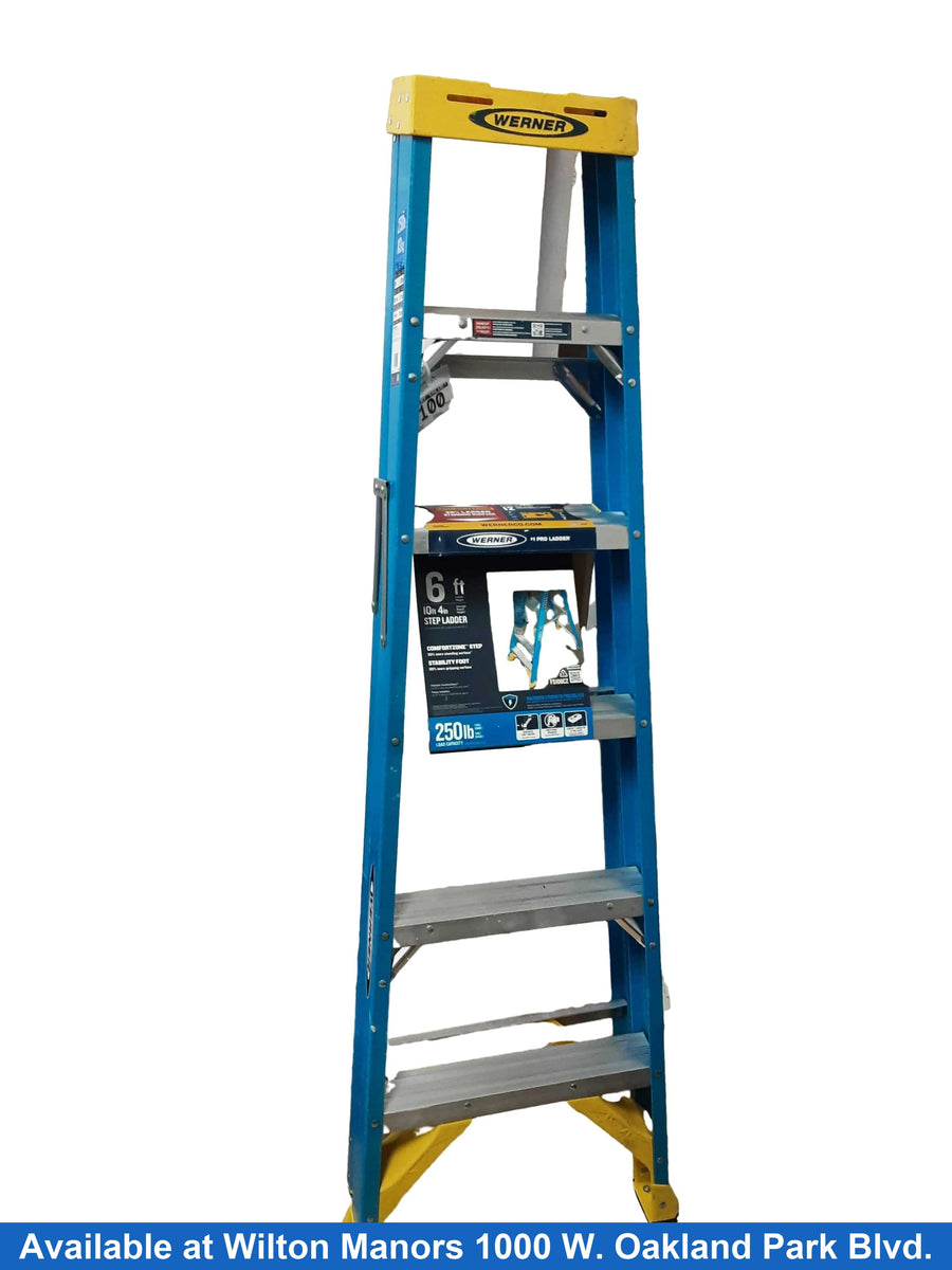 Werner Fs106cz Blue Step Stool