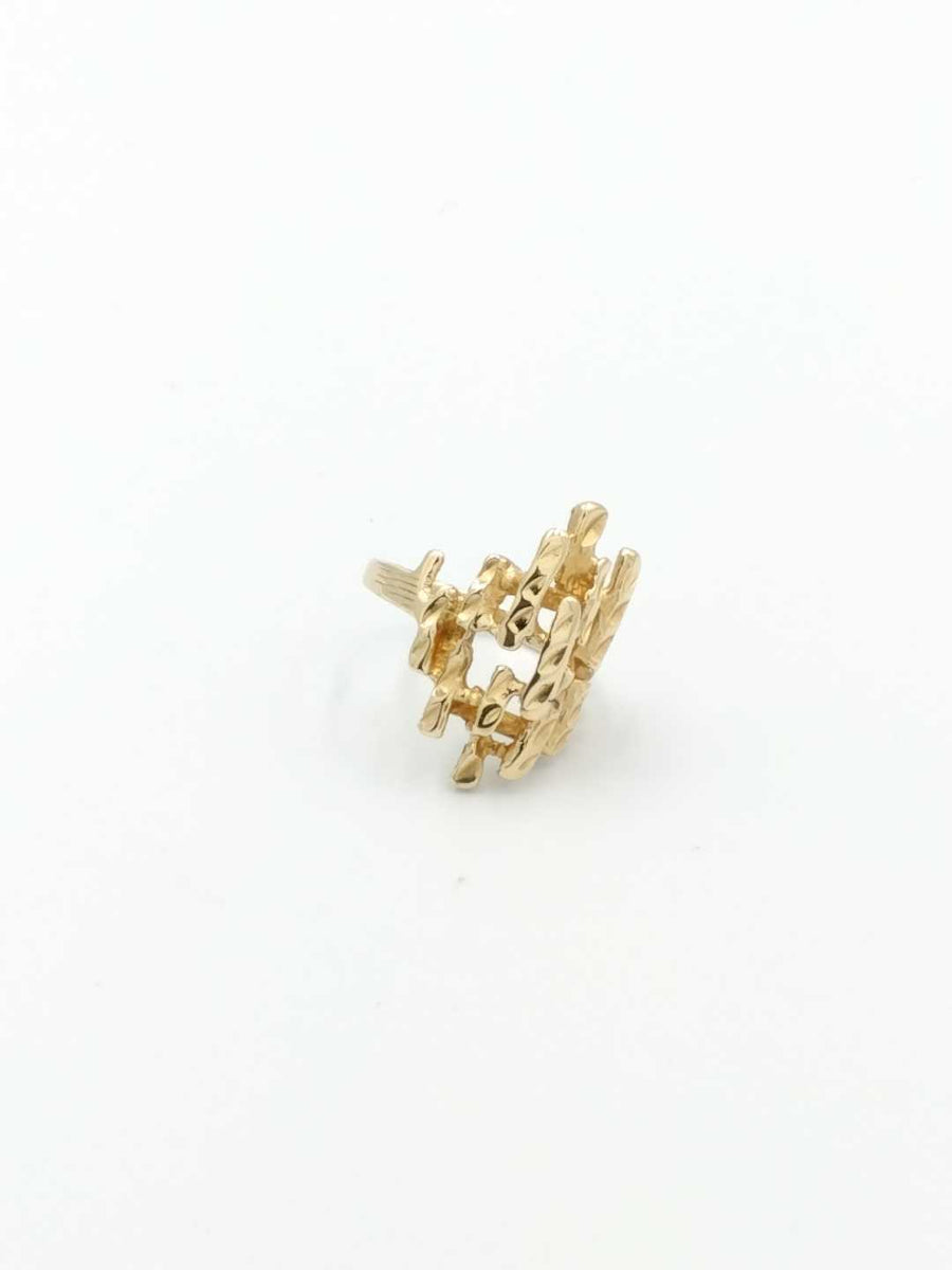 Women's Ring - Yellow Gold 14k (.585) 4.4 grams Size 6.5