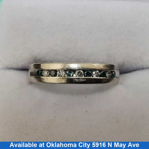 Women's Ring - Anniversary - White Gold 10k (.417) 3.8 grams Size 20
