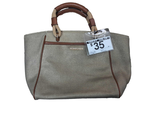 Michael Kors Js-2212 Beige / Tan Purse / Handbag