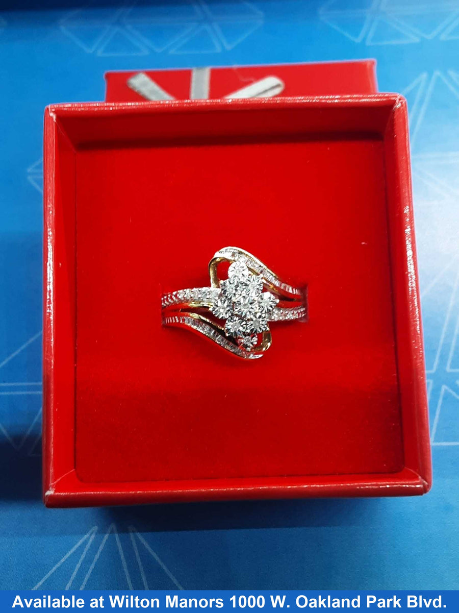 Women's Ring - Yellow Gold 10k (.417) 3.1 grams Size 6.5