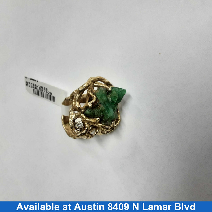 Women's Ring - Yellow Gold 14k (.585) 19.9 grams Size 10.5