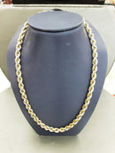 Rope Chain - Yellow Gold 14k (.585) 16.6 grams 20 inch