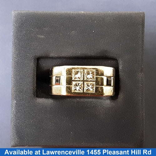 Men's Ring - White Gold 14k (.585) 10 grams Size 20
