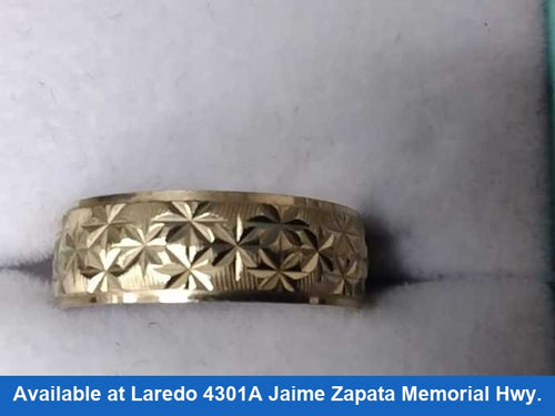 Ring - Wedding Band - Yellow Gold 10k (.417) 1.9 grams Size 6