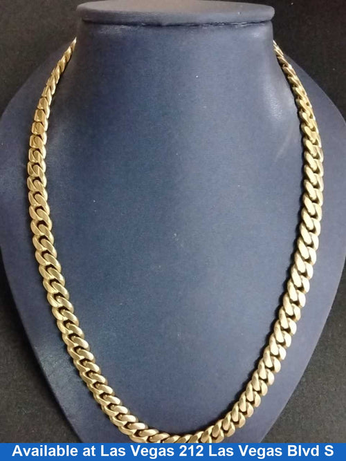Cuban Link Chain - Yellow Gold 10k (.417) 99.6 grams 15 inch