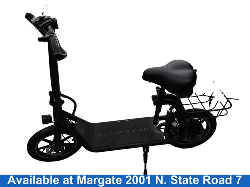Delorean Black Kick Scooter