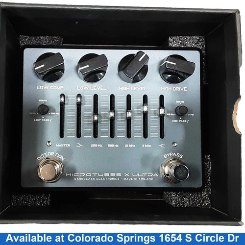 Dark Glass Electronics Microtubes Ultra Blue Midi Foot / Pedalboard Controller