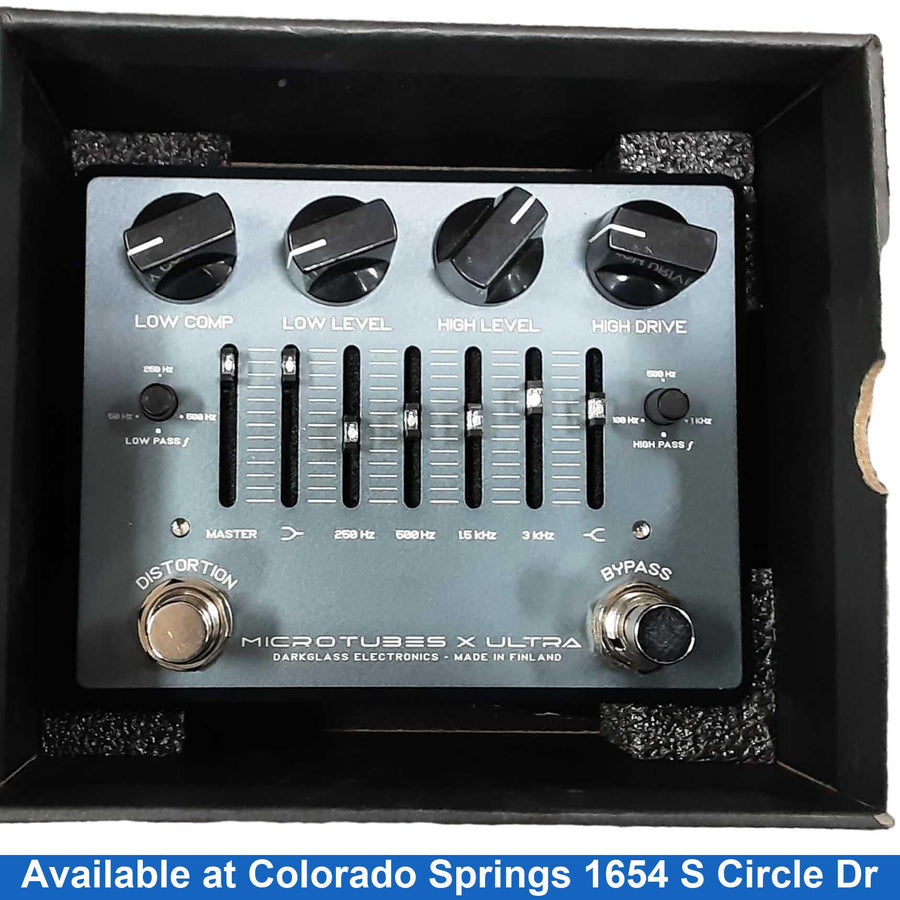 Dark Glass Electronics Microtubes Ultra Blue Midi Foot / Pedalboard Controller