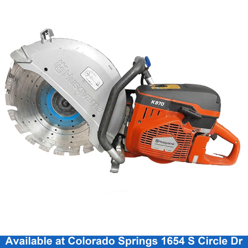 Husqvarna K970 Orange Gas Concrete Saw