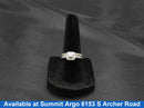 Ring - Engagement Set - White Gold 10k (.417) 3.4 grams Size 6.5