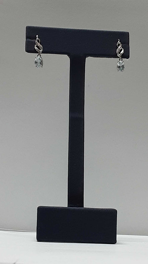 Jacket Earrings - White Gold 10k (.417) 1.5 grams
