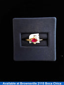 Women's Ring - Yellow Gold 10k (.417) 1.2 grams Size 7