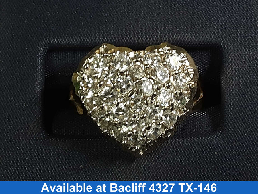 Women's Ring - Yellow Gold 10k (.417) 4.7 grams Size 7.5