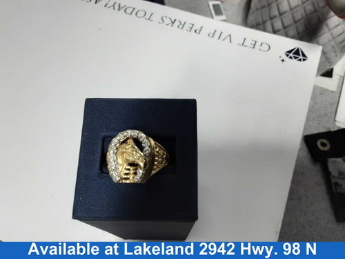 Women's Ring - Yellow Gold 14k (.585) 7.3 grams Size 9