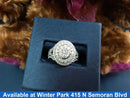 Women's Ring - White Gold 14k (.585) 4.3 grams Size 4.5