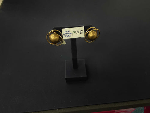 Gold Ball Earrings - Yellow Gold 10k (.417) 4.2 grams