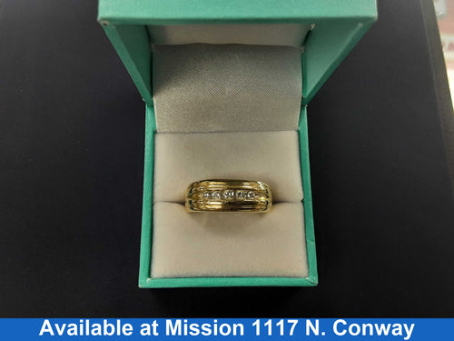 Ring - Wedding Band - Yellow Gold 14k (.585) 6.2 grams Size 20