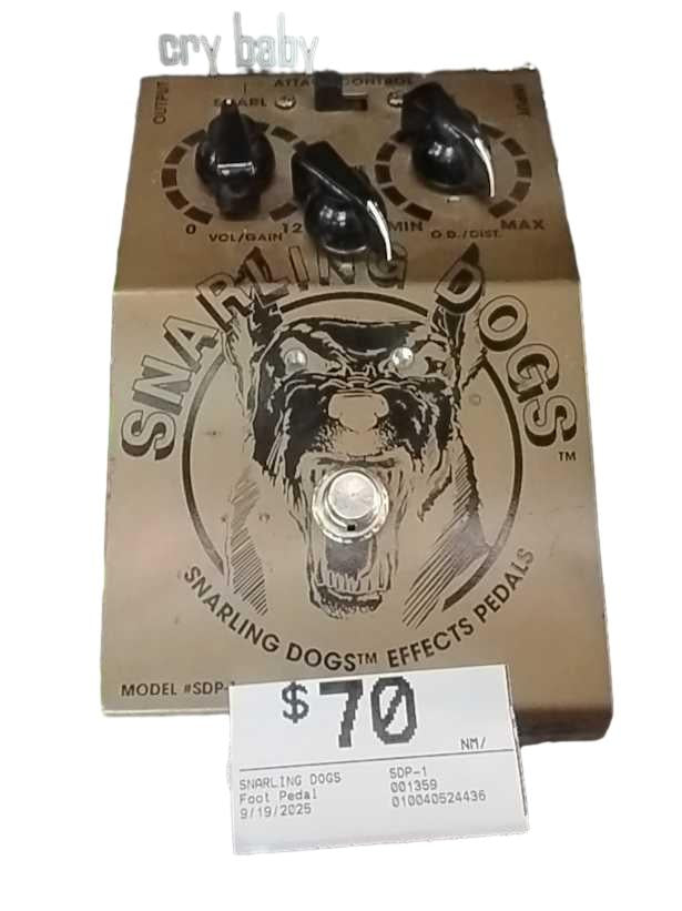 Snarling Dogs Sdp-1 Brown Drum Accessories
