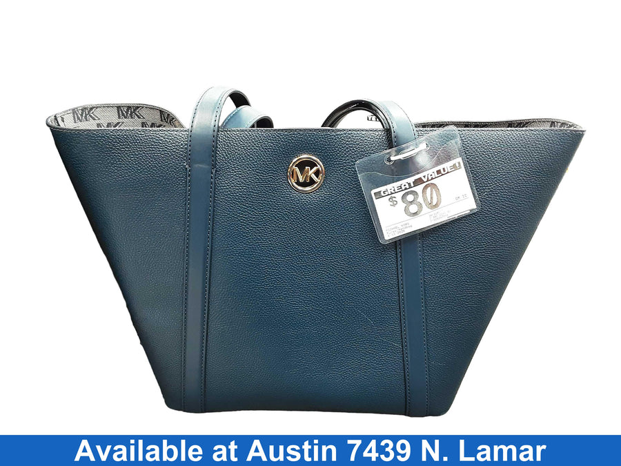 Michael Kors 38f3g8ft7l Blue Purse / Handbag