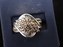 Women's Ring - White Gold 10k (.417) 7.3 grams Size 8