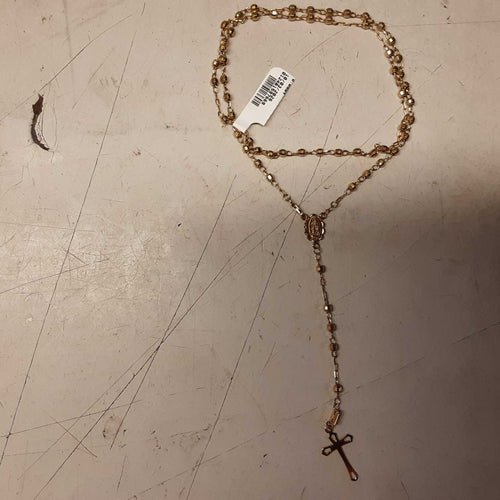 Bead Chain - Yellow Gold 14k (.585) 5.6 grams 16 inch