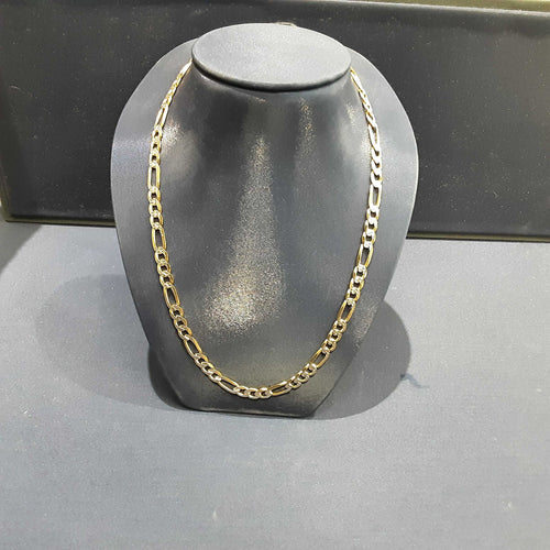 Figaro Chain - Yellow Gold 14k (.585) 30.6 grams 24 inch