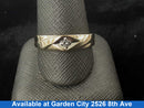 Ring - Engagement Set - Yellow Gold 10k (.417) 2.9 grams Size 11