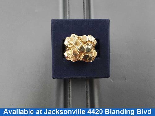 Men's Ring - Yellow Gold 10k (.417) 7.7 grams Size 9.5