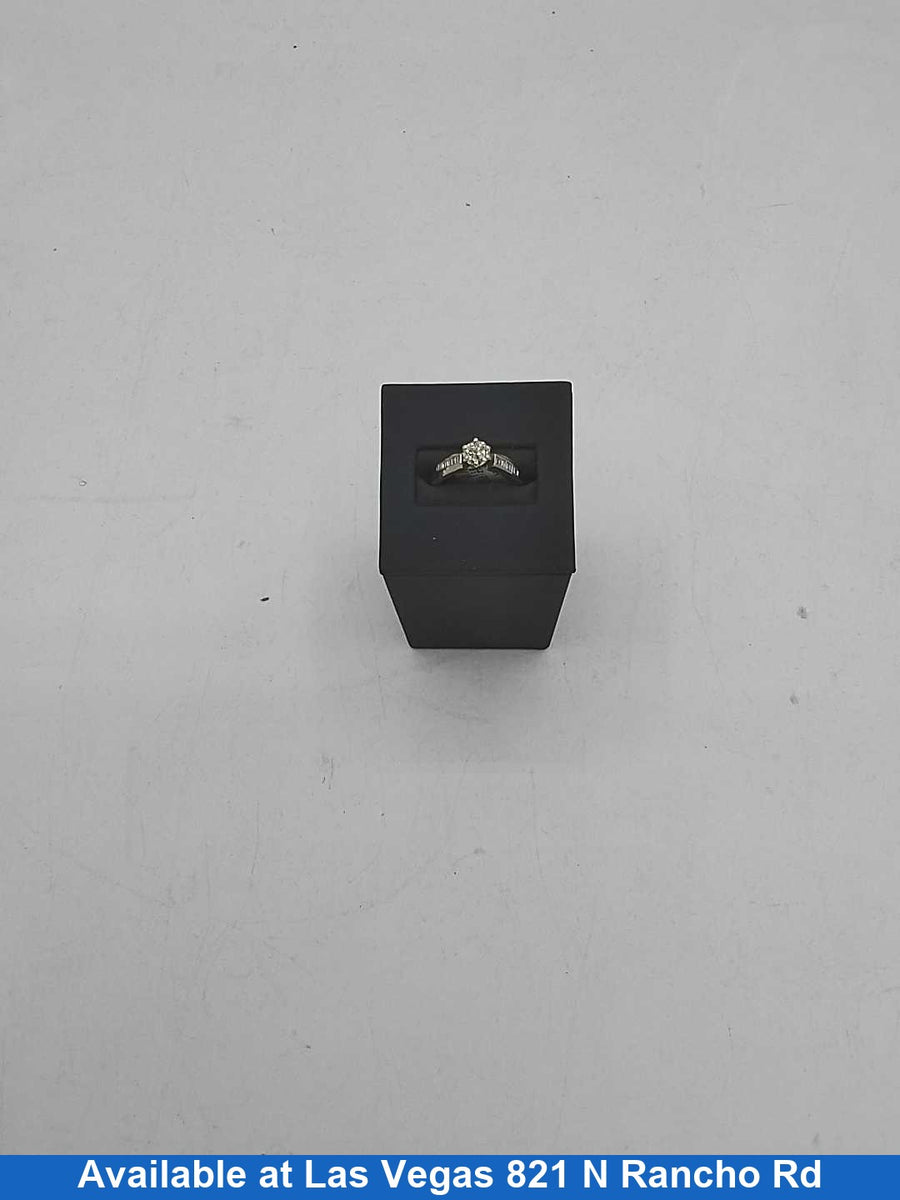 Women's Ring - Solitaire - Yellow Gold 14k (.585) 2.7 grams Size 20