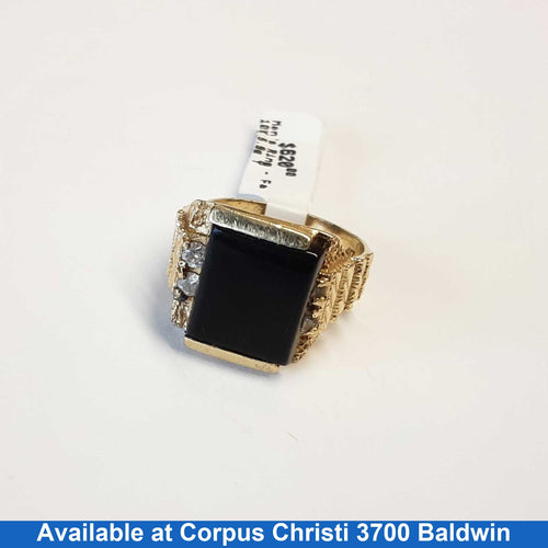 Men's Ring - Yellow Gold 10k (.417) 5.9 grams Size 9.5