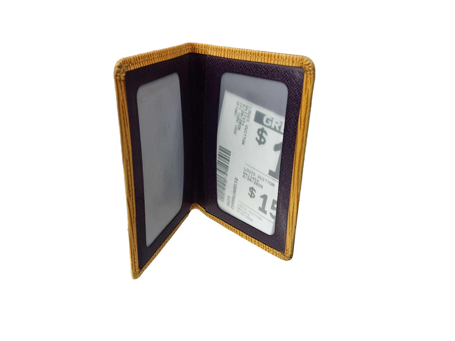 Louis Vuitton Epi Card Case Yellow Wallet
