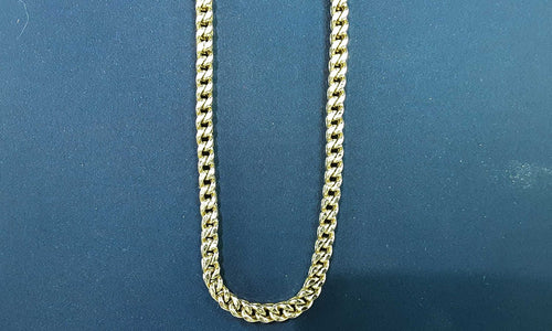 Fox Tail Chain - Yellow Gold 14k (.585) 44 grams 25 inch