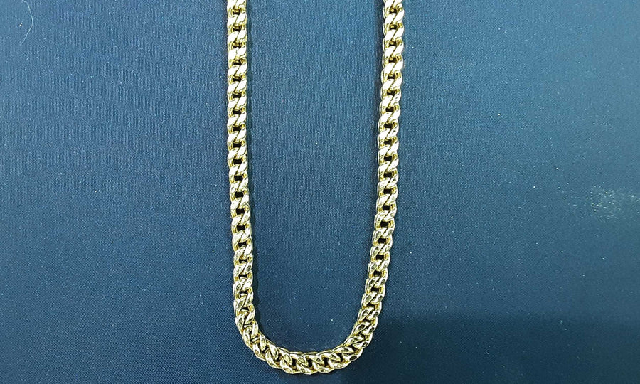 Fox Tail Chain - Yellow Gold 14k (.585) 44 grams 25 inch