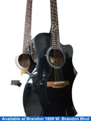 Laurel Canyon La-100cefmbkb Black Acoustic / Electric Classic Guitar