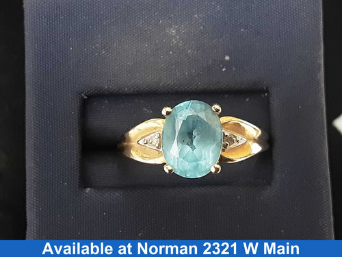 Women's Ring - Yellow Gold 10k (.417) 2.7 grams Size 9