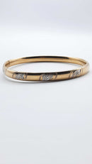 Bangle Bracelet - Yellow Gold 14k (.585) 9.6 grams 7 inch