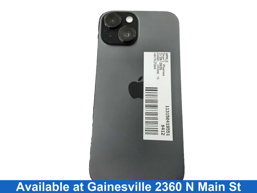 Apple A3089__iphone 15 128 Gb Black Smart Phone