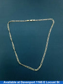 Figaro Chain - Yellow Gold 14k (.585) 7.4 grams 18 inch