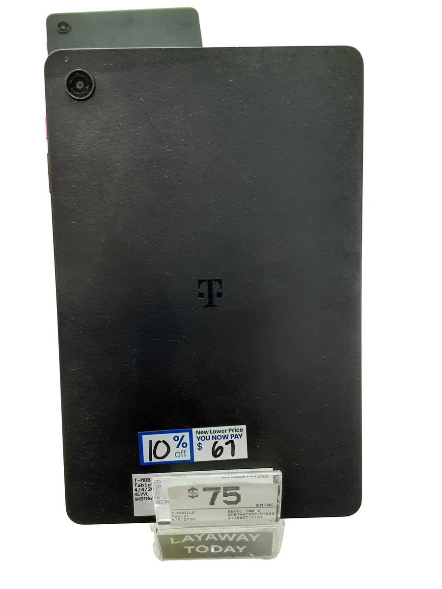 T-mobile Revvl Tab 2 Black Tablet