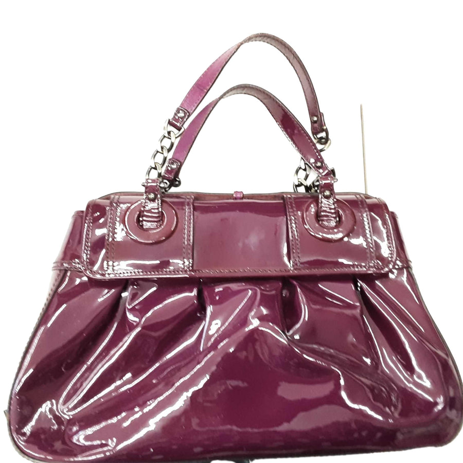 Fendi Purple Patent B Purple Purse / Handbag