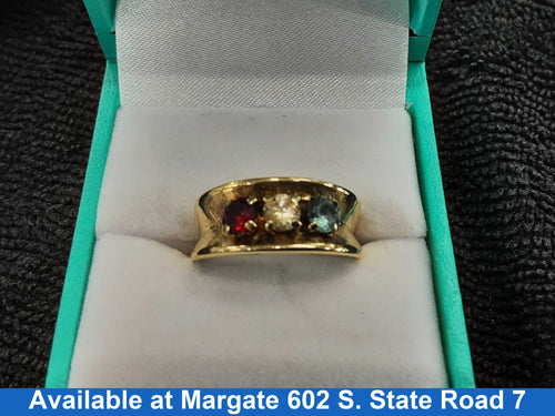 Women's Ring - Yellow Gold 14k (.585) 3.7 grams Size 8
