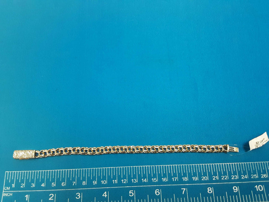 Cuban Link Bracelet - Yellow Gold 10k (.417) 21.6 grams 9 inch