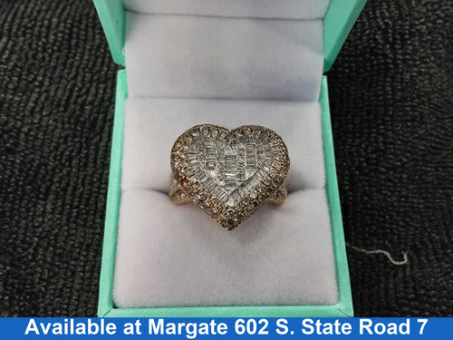 Women's Ring - Rose Gold 10k (.417) 7.5 grams Size 8.5