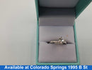 Women's Ring - Solitaire - White Gold 14k (.585) 2.3 grams Size 7