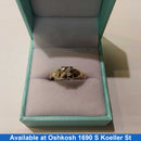 Women's Ring - Solitaire - Yellow Gold 14k (.585) 2 grams Size 9